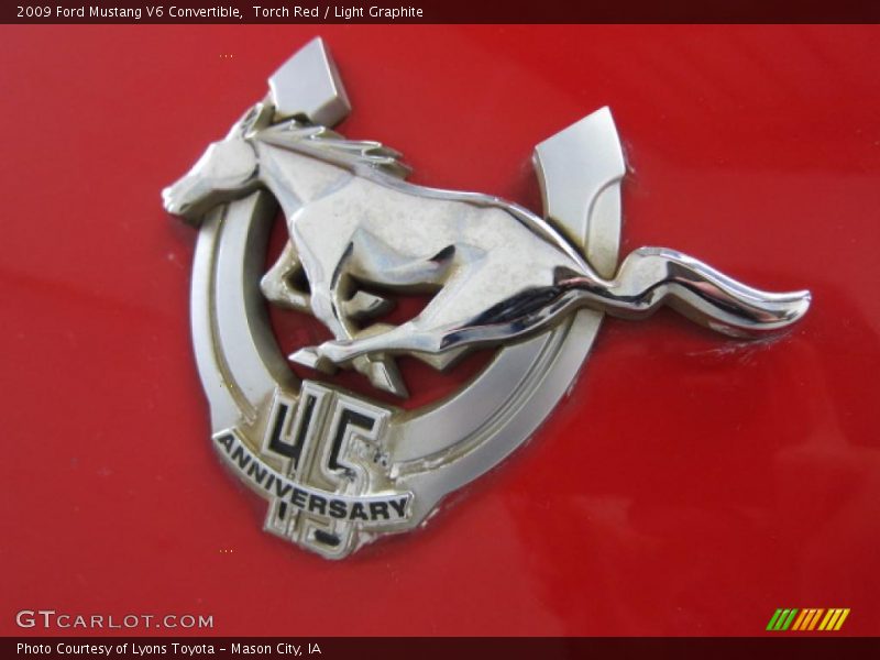 Torch Red / Light Graphite 2009 Ford Mustang V6 Convertible