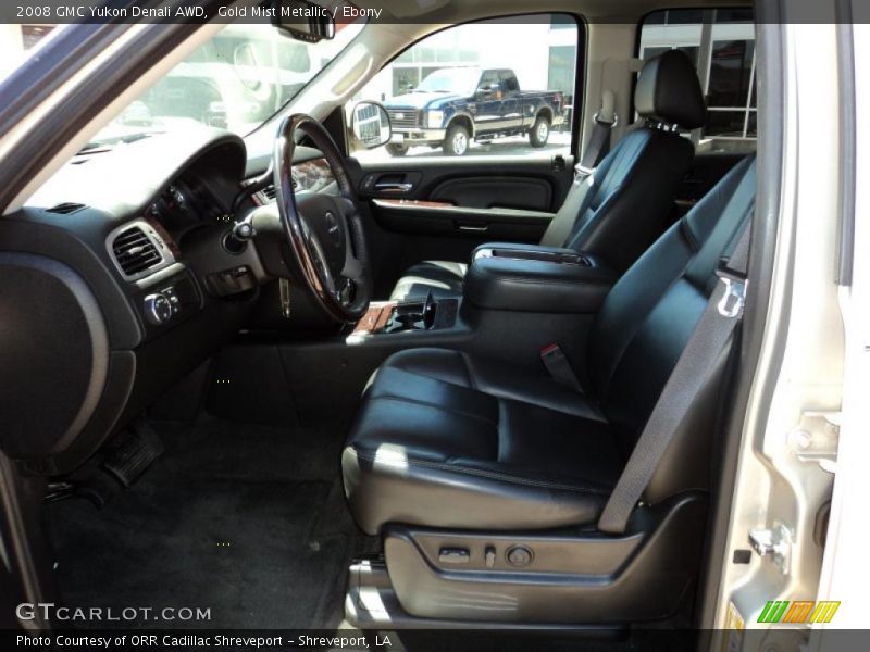Gold Mist Metallic / Ebony 2008 GMC Yukon Denali AWD