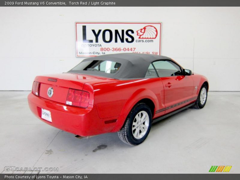 Torch Red / Light Graphite 2009 Ford Mustang V6 Convertible