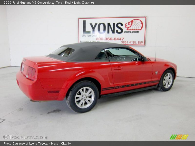 Torch Red / Light Graphite 2009 Ford Mustang V6 Convertible
