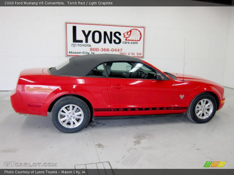 Torch Red / Light Graphite 2009 Ford Mustang V6 Convertible
