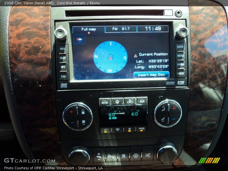 Gold Mist Metallic / Ebony 2008 GMC Yukon Denali AWD