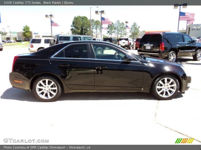 Black Raven / Ebony 2008 Cadillac CTS Sedan