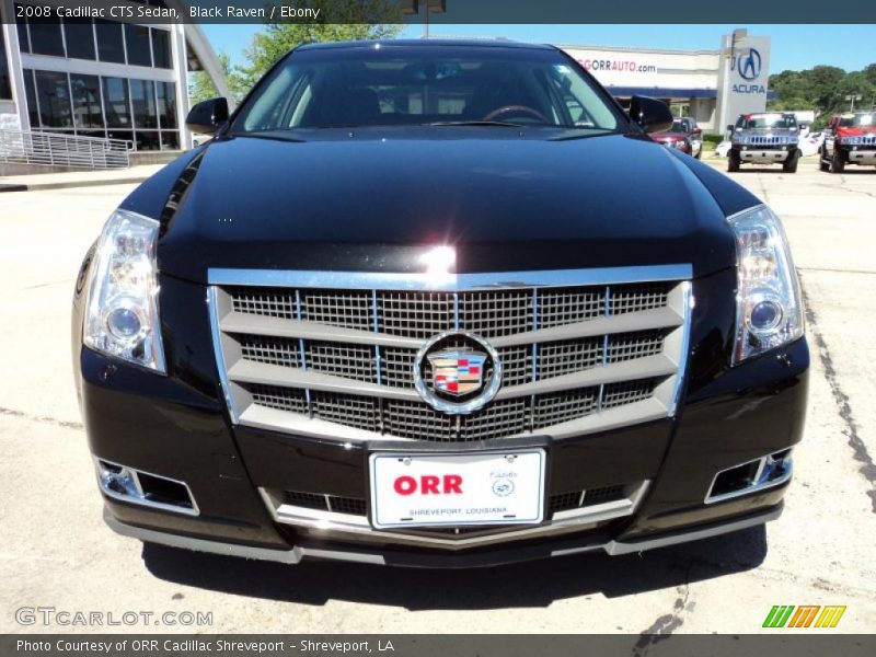 Black Raven / Ebony 2008 Cadillac CTS Sedan