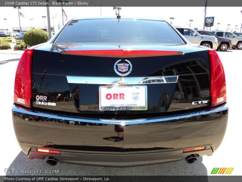 Black Raven / Ebony 2008 Cadillac CTS Sedan