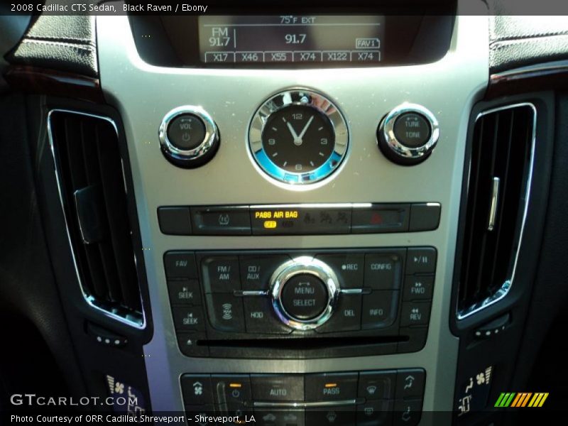 Black Raven / Ebony 2008 Cadillac CTS Sedan