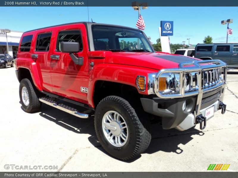 Front 3/4 View of 2008 H3 