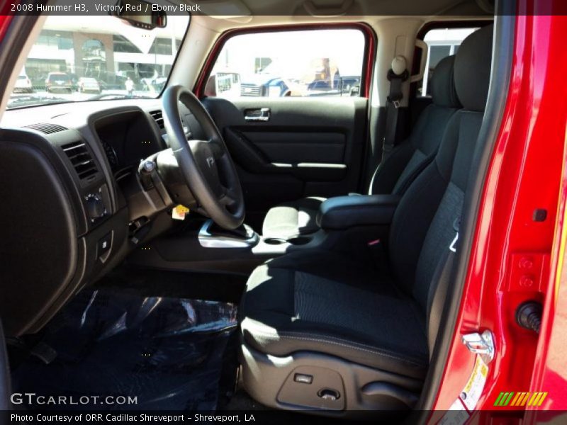  2008 H3  Ebony Black Interior
