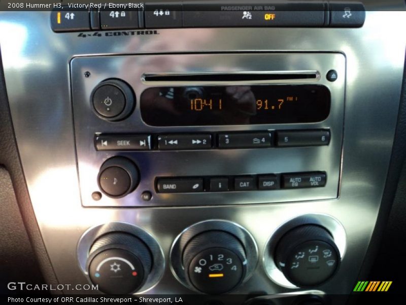 Victory Red / Ebony Black 2008 Hummer H3