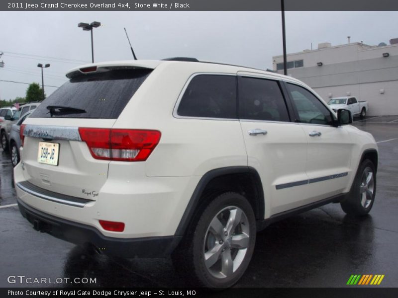 Stone White / Black 2011 Jeep Grand Cherokee Overland 4x4