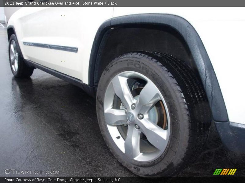 Stone White / Black 2011 Jeep Grand Cherokee Overland 4x4