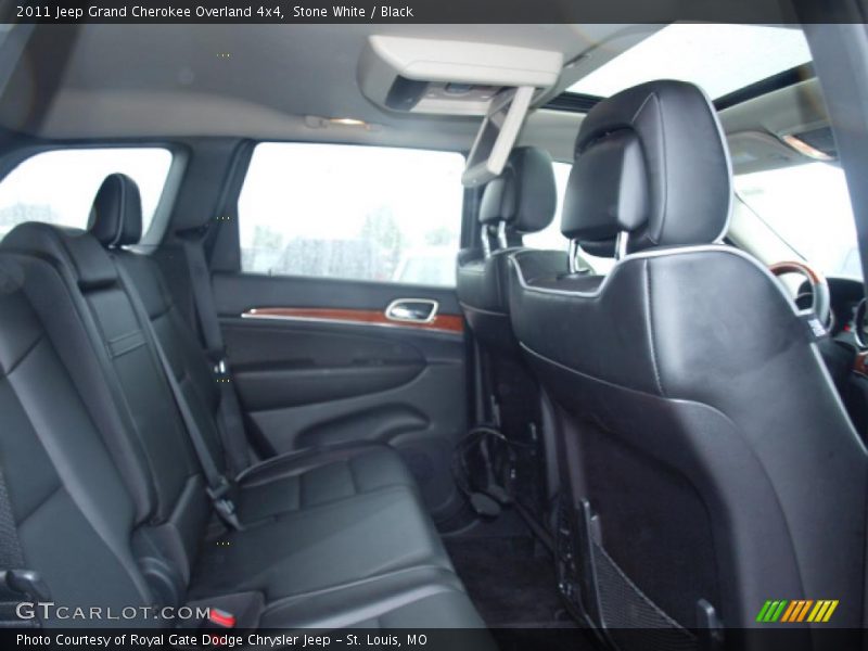 Stone White / Black 2011 Jeep Grand Cherokee Overland 4x4