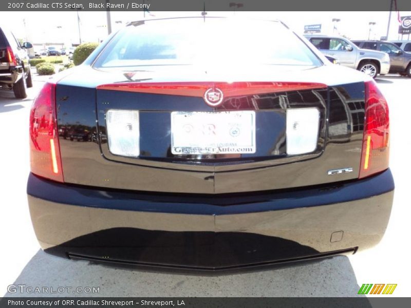 Black Raven / Ebony 2007 Cadillac CTS Sedan