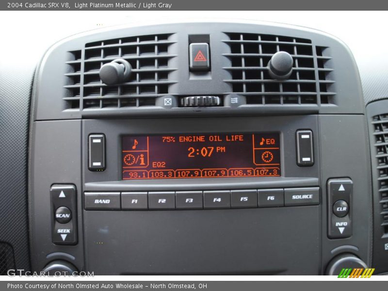 Controls of 2004 SRX V8