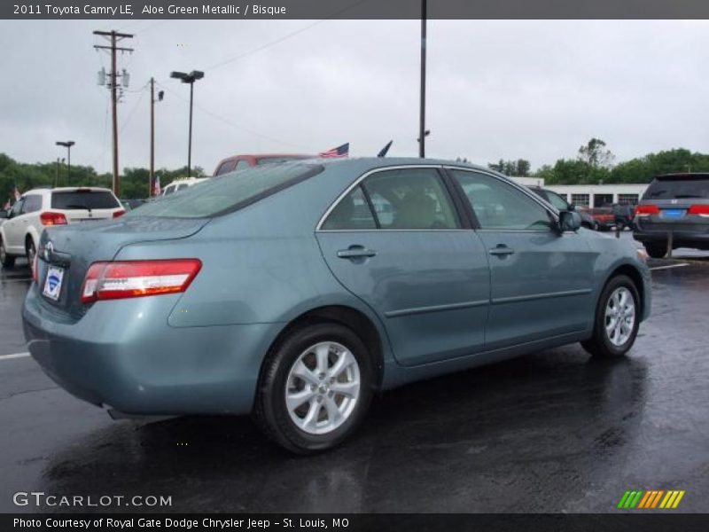 Aloe Green Metallic / Bisque 2011 Toyota Camry LE