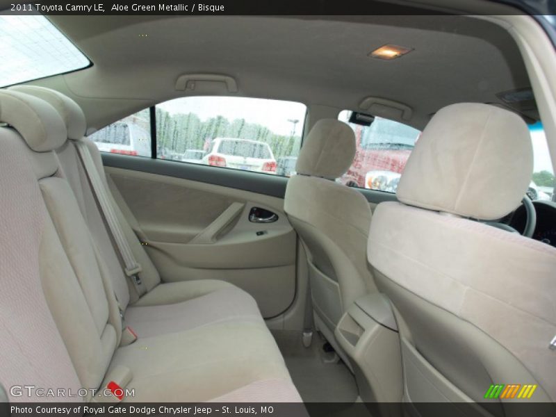 Aloe Green Metallic / Bisque 2011 Toyota Camry LE