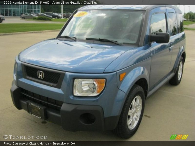 Atomic Blue Metallic / Gray/Blue 2006 Honda Element EX-P AWD