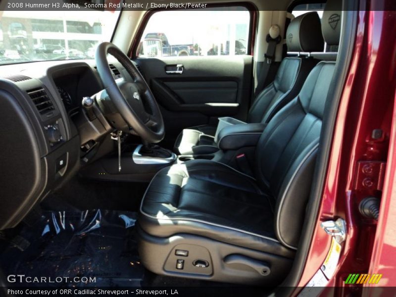 Sonoma Red Metallic / Ebony Black/Pewter 2008 Hummer H3 Alpha