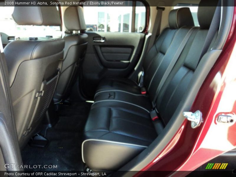 Sonoma Red Metallic / Ebony Black/Pewter 2008 Hummer H3 Alpha