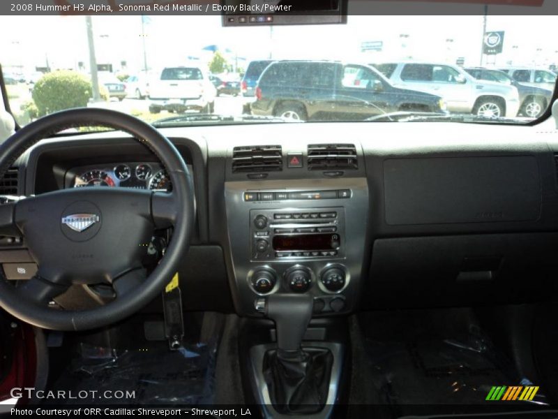 Sonoma Red Metallic / Ebony Black/Pewter 2008 Hummer H3 Alpha
