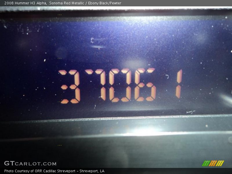 Sonoma Red Metallic / Ebony Black/Pewter 2008 Hummer H3 Alpha