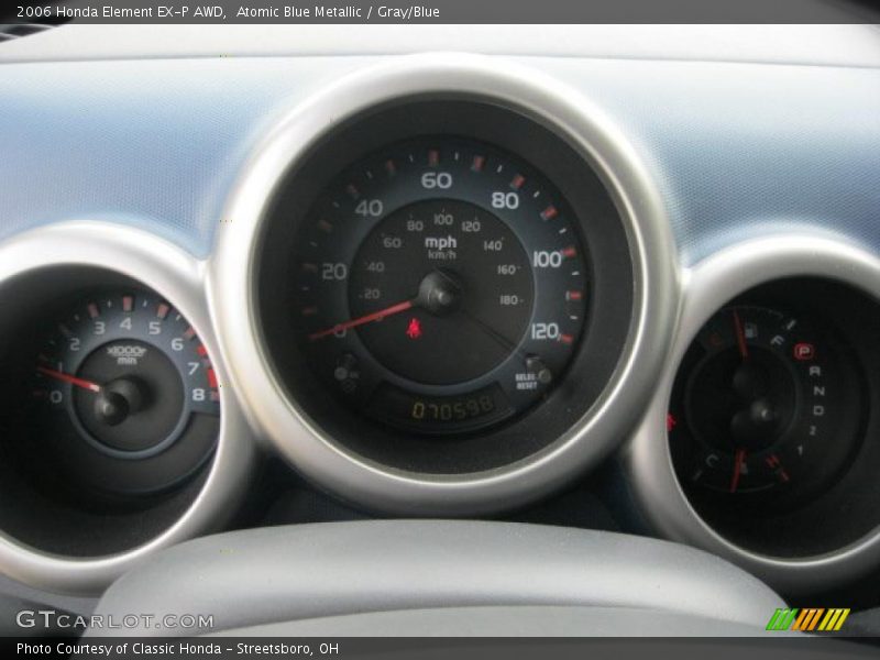 Atomic Blue Metallic / Gray/Blue 2006 Honda Element EX-P AWD