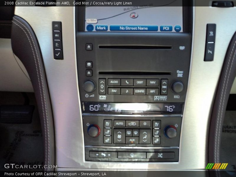 Controls of 2008 Escalade Platinum AWD