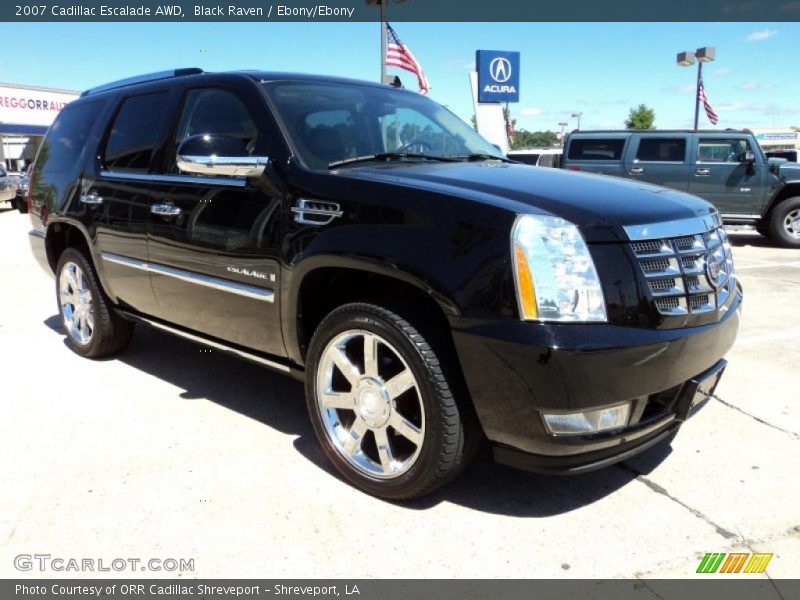 Black Raven / Ebony/Ebony 2007 Cadillac Escalade AWD