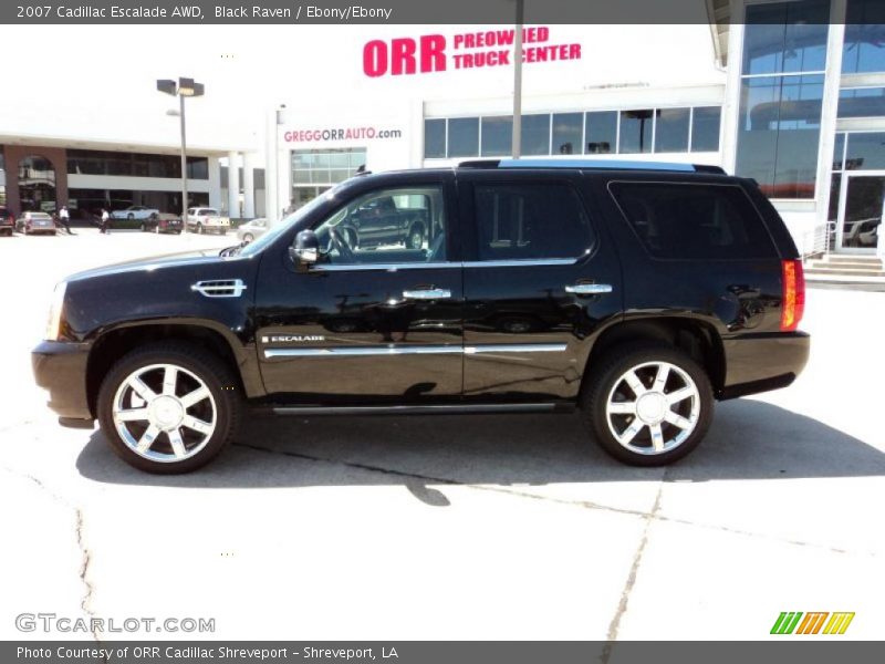 Black Raven / Ebony/Ebony 2007 Cadillac Escalade AWD