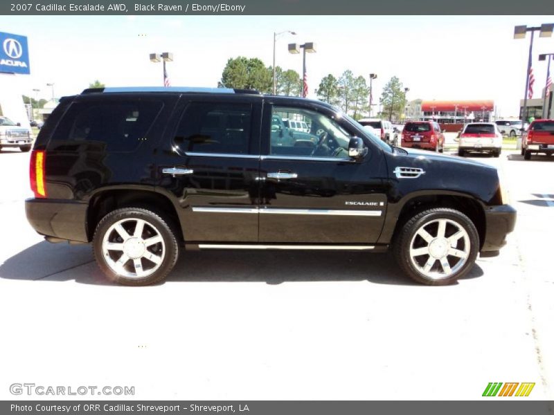 Black Raven / Ebony/Ebony 2007 Cadillac Escalade AWD
