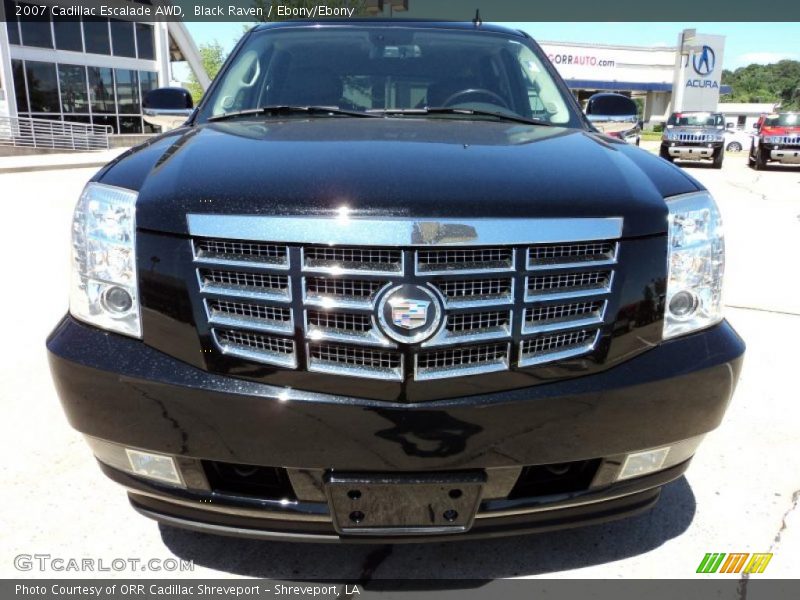 Black Raven / Ebony/Ebony 2007 Cadillac Escalade AWD