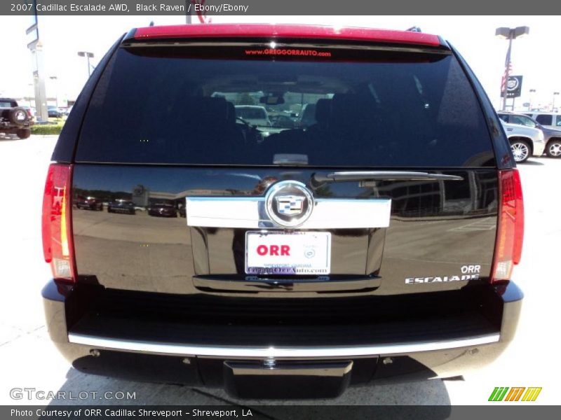 Black Raven / Ebony/Ebony 2007 Cadillac Escalade AWD