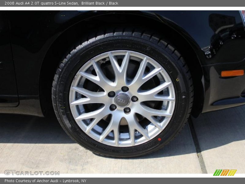 Brilliant Black / Black 2008 Audi A4 2.0T quattro S-Line Sedan