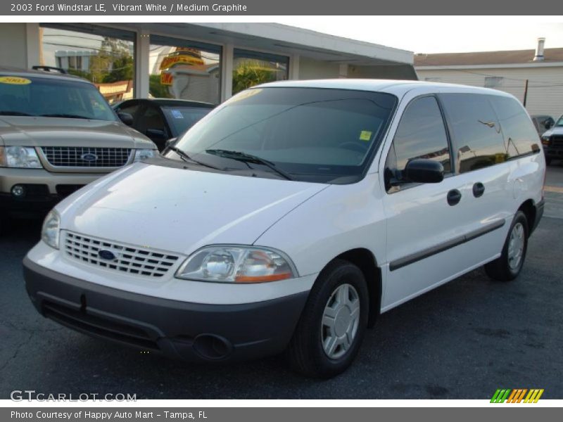 Vibrant White / Medium Graphite 2003 Ford Windstar LE