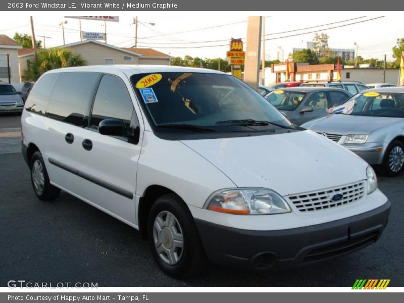 Vibrant White / Medium Graphite 2003 Ford Windstar LE