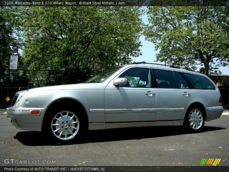 Brilliant Silver Metallic / Ash 2000 Mercedes-Benz E 320 4Matic Wagon