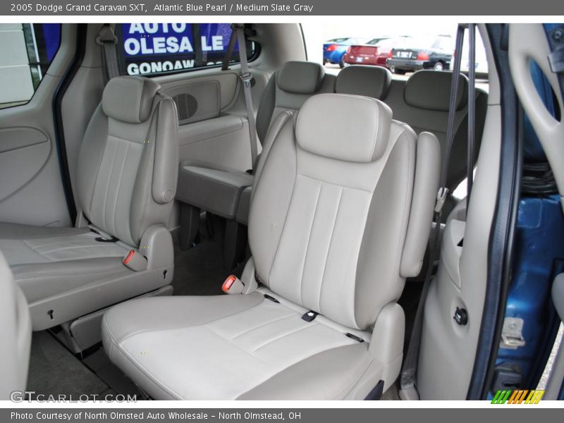 Atlantic Blue Pearl / Medium Slate Gray 2005 Dodge Grand Caravan SXT