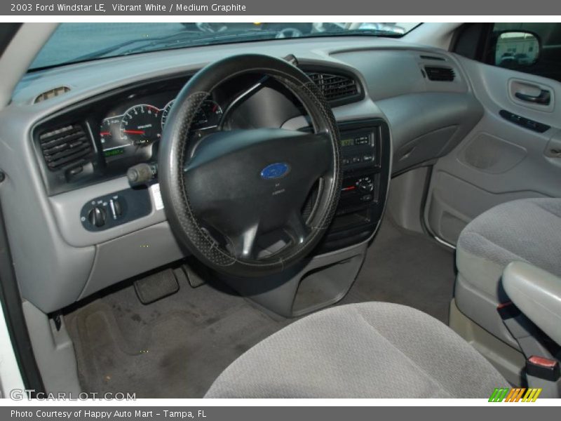 Vibrant White / Medium Graphite 2003 Ford Windstar LE