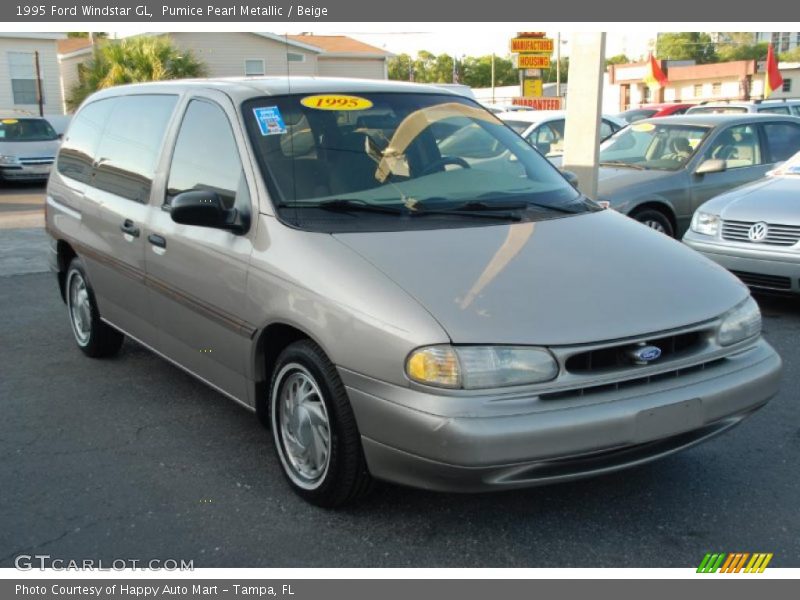 Pumice Pearl Metallic / Beige 1995 Ford Windstar GL