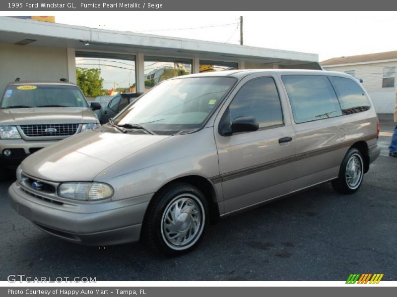Pumice Pearl Metallic / Beige 1995 Ford Windstar GL
