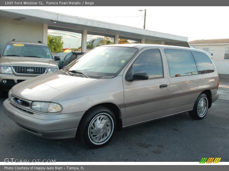 Pumice Pearl Metallic / Beige 1995 Ford Windstar GL