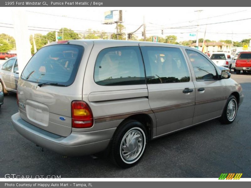 Pumice Pearl Metallic / Beige 1995 Ford Windstar GL