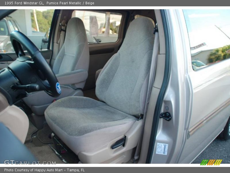 Pumice Pearl Metallic / Beige 1995 Ford Windstar GL