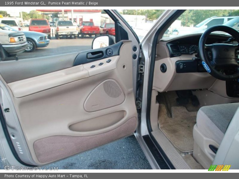 Pumice Pearl Metallic / Beige 1995 Ford Windstar GL