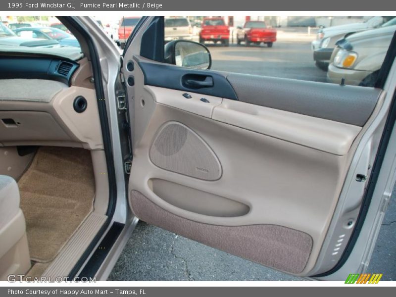 Pumice Pearl Metallic / Beige 1995 Ford Windstar GL