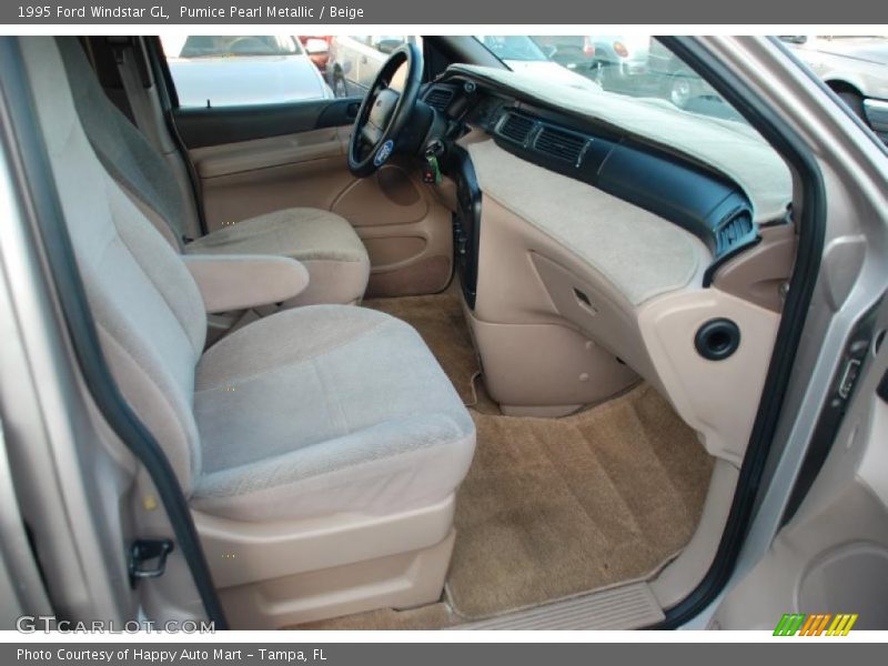 Pumice Pearl Metallic / Beige 1995 Ford Windstar GL