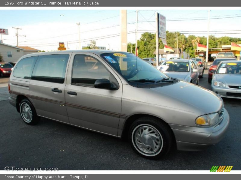 Pumice Pearl Metallic / Beige 1995 Ford Windstar GL