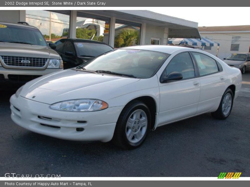 Stone White / Dark Slate Gray 2002 Dodge Intrepid SE