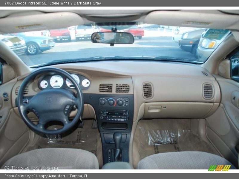 Stone White / Dark Slate Gray 2002 Dodge Intrepid SE