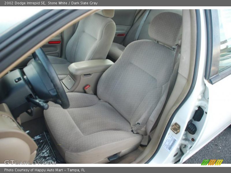 Stone White / Dark Slate Gray 2002 Dodge Intrepid SE